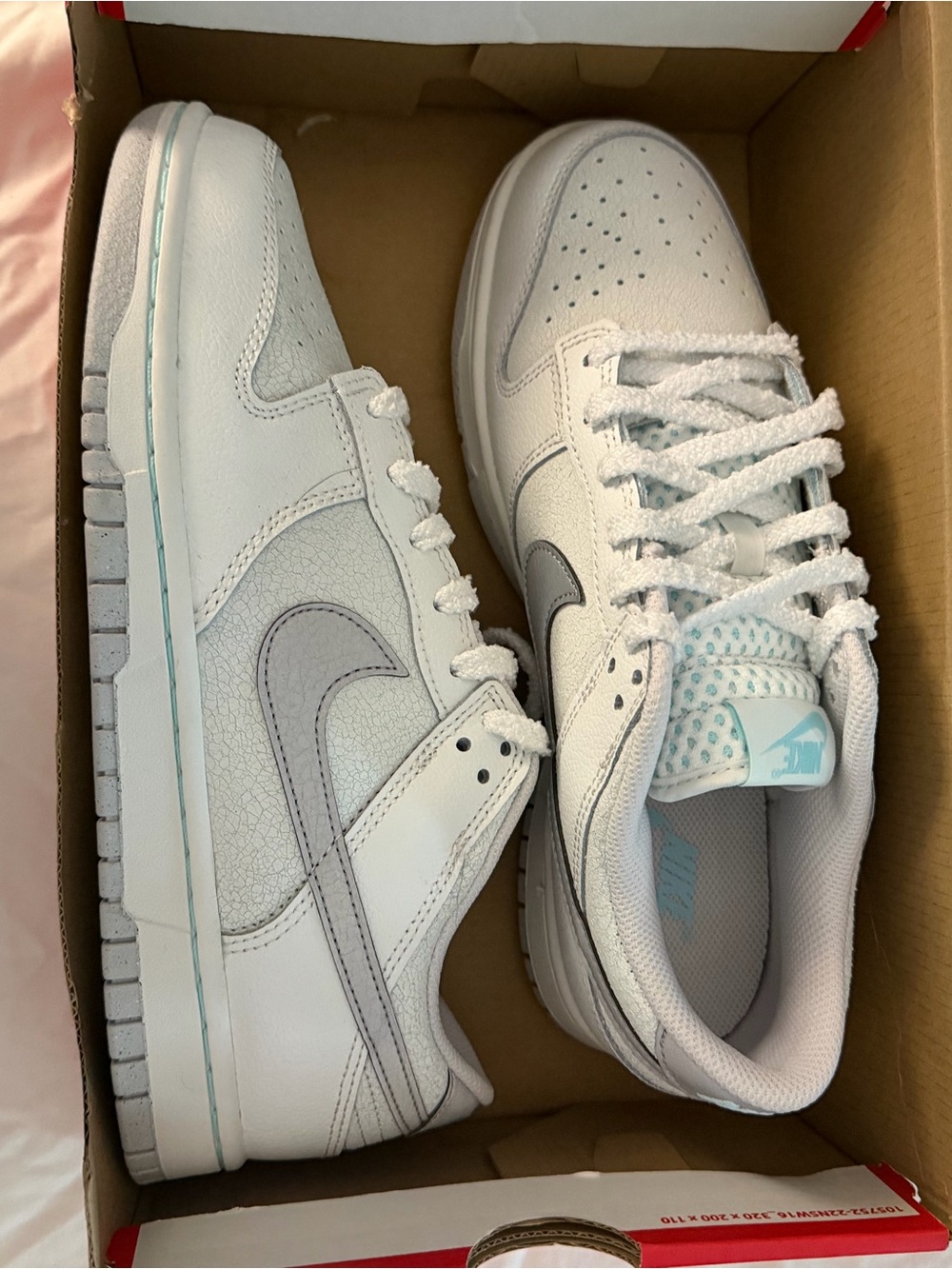 Nike Dunk slow Retro Men’s White/Light Grey Low-Top Sneakers